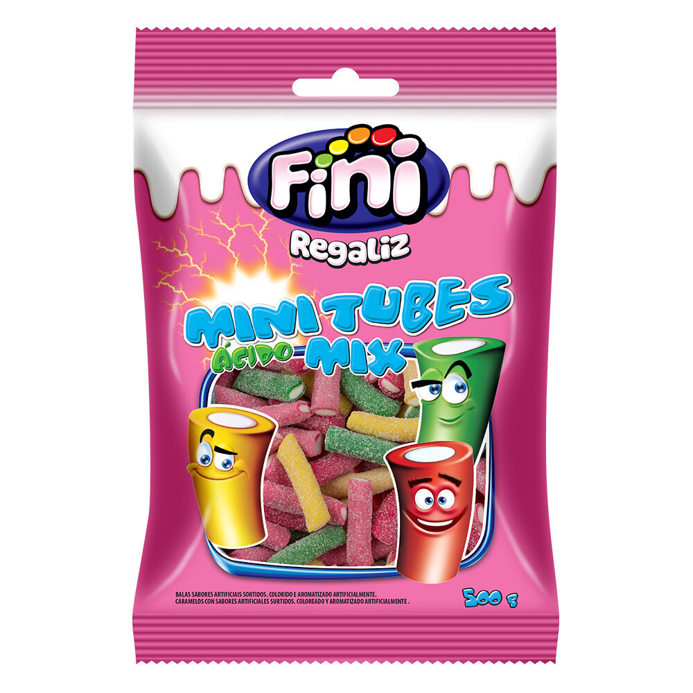 Mini Tubes Mix Azedinho 500g - Fini